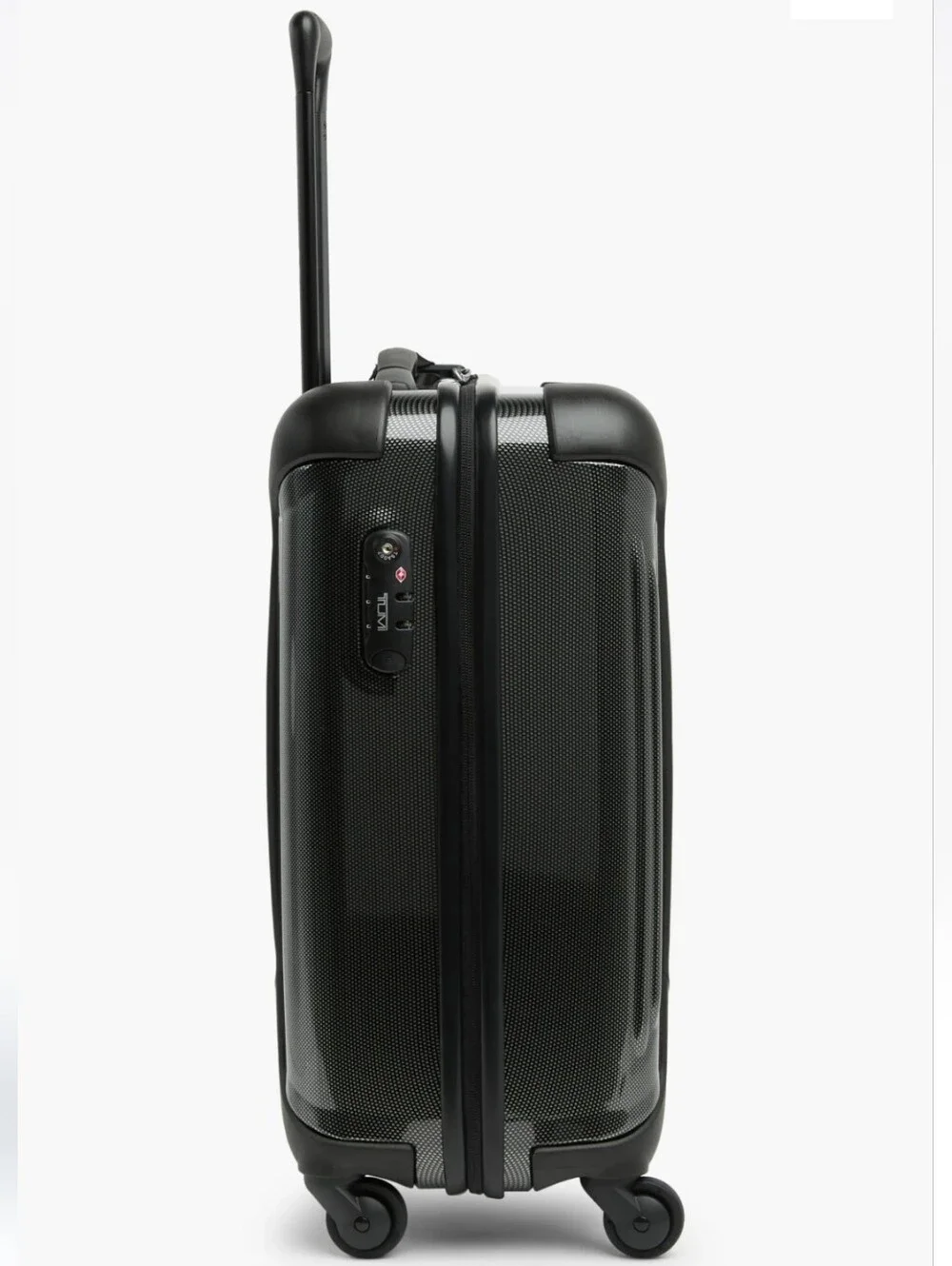 New TUMI Vapor International Carry-On in Black / Silver (msrp $675)